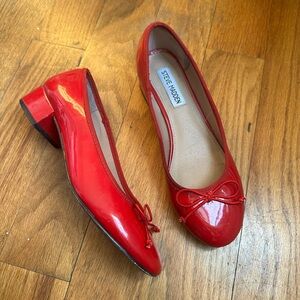 Red Steve Madden Ballet flats